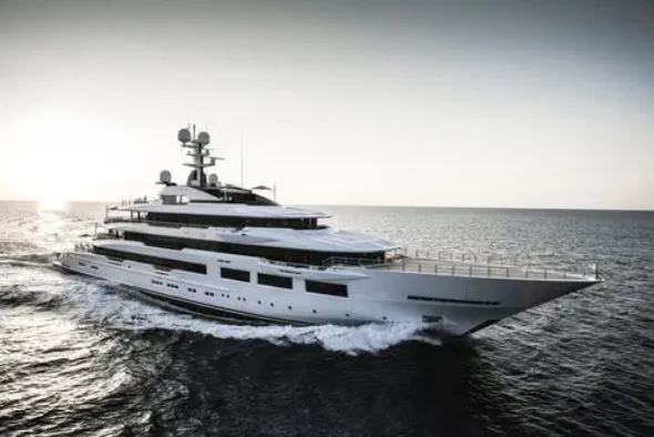 a boat on the water aboard SHODAN Yacht for Sale