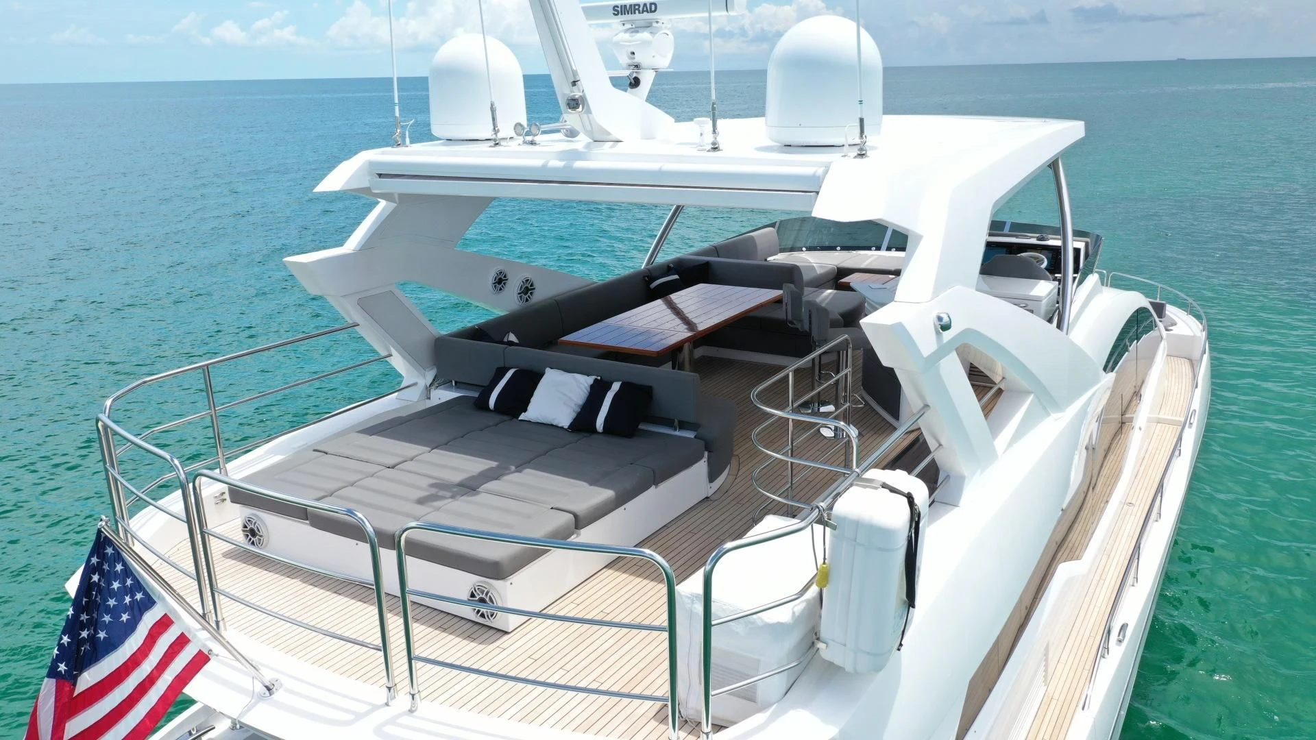 a boat on the water aboard DO IT ANYWAY Yacht for Sale