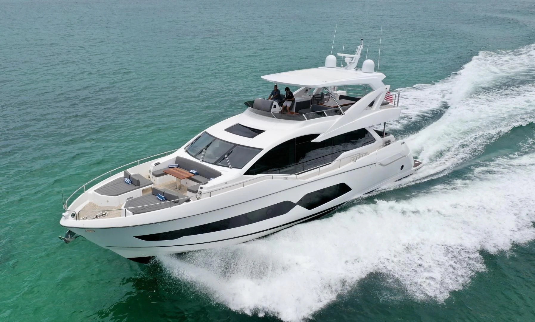 a boat on the water aboard DO IT ANYWAY Yacht for Sale