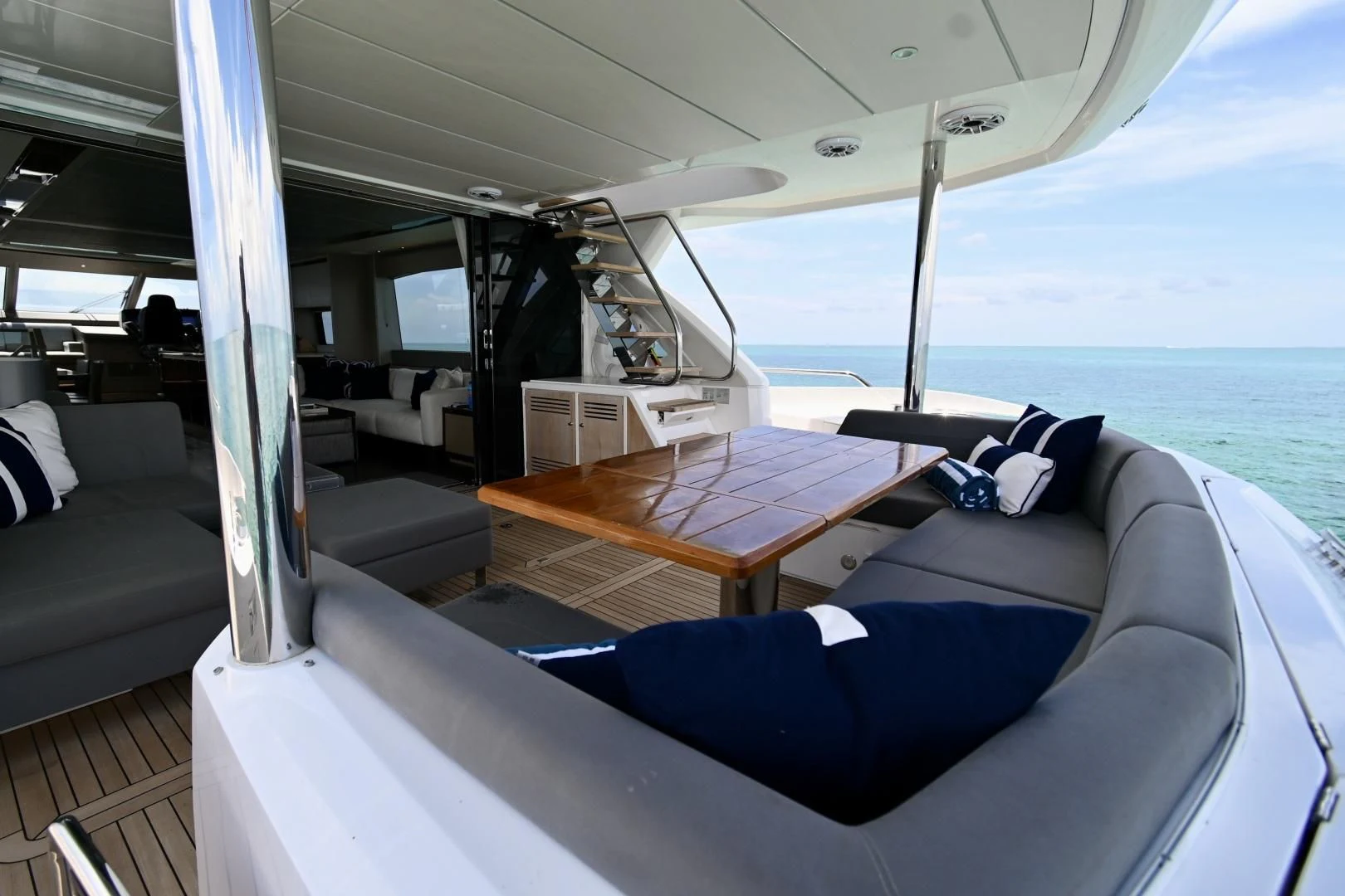a boat on the water aboard DO IT ANYWAY Yacht for Sale