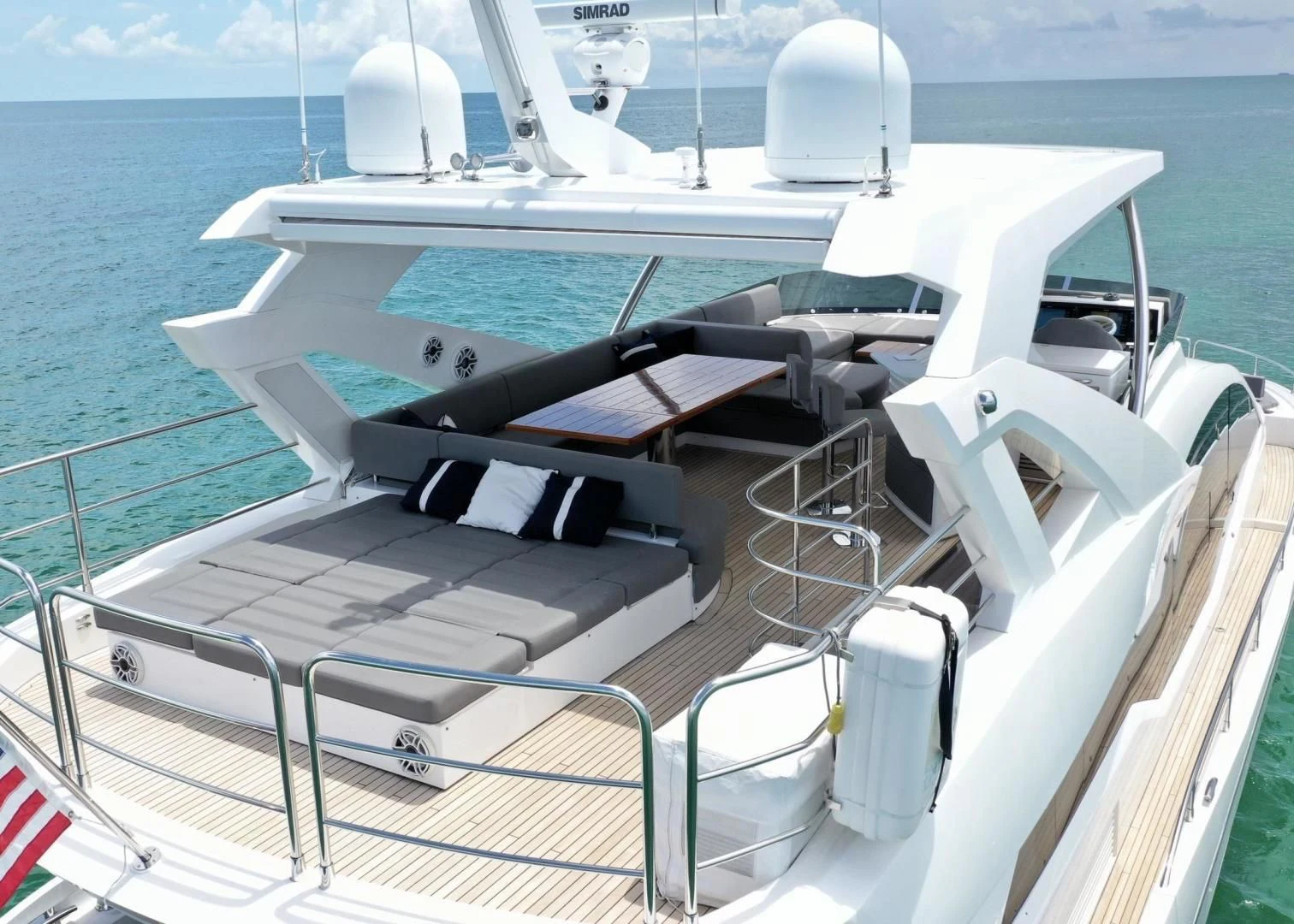 a boat on the water aboard DO IT ANYWAY Yacht for Sale