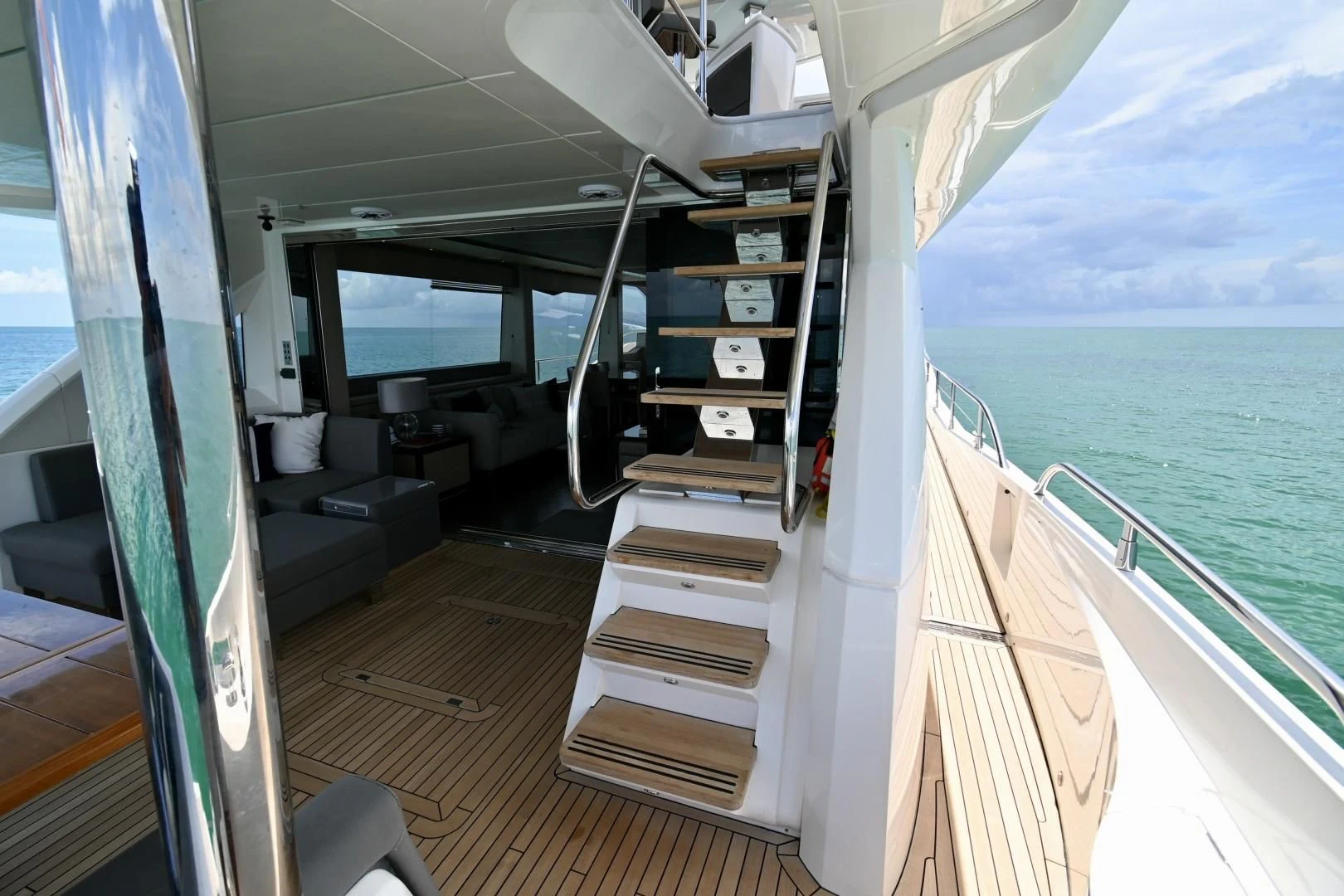 a boat on the water aboard DO IT ANYWAY Yacht for Sale