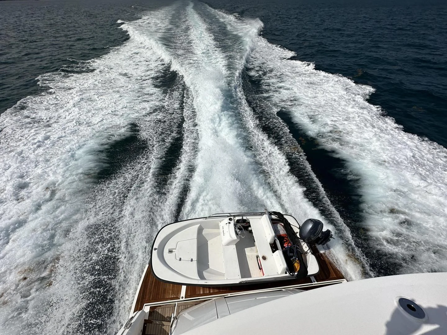 a boat on the water aboard DO IT ANYWAY Yacht for Sale
