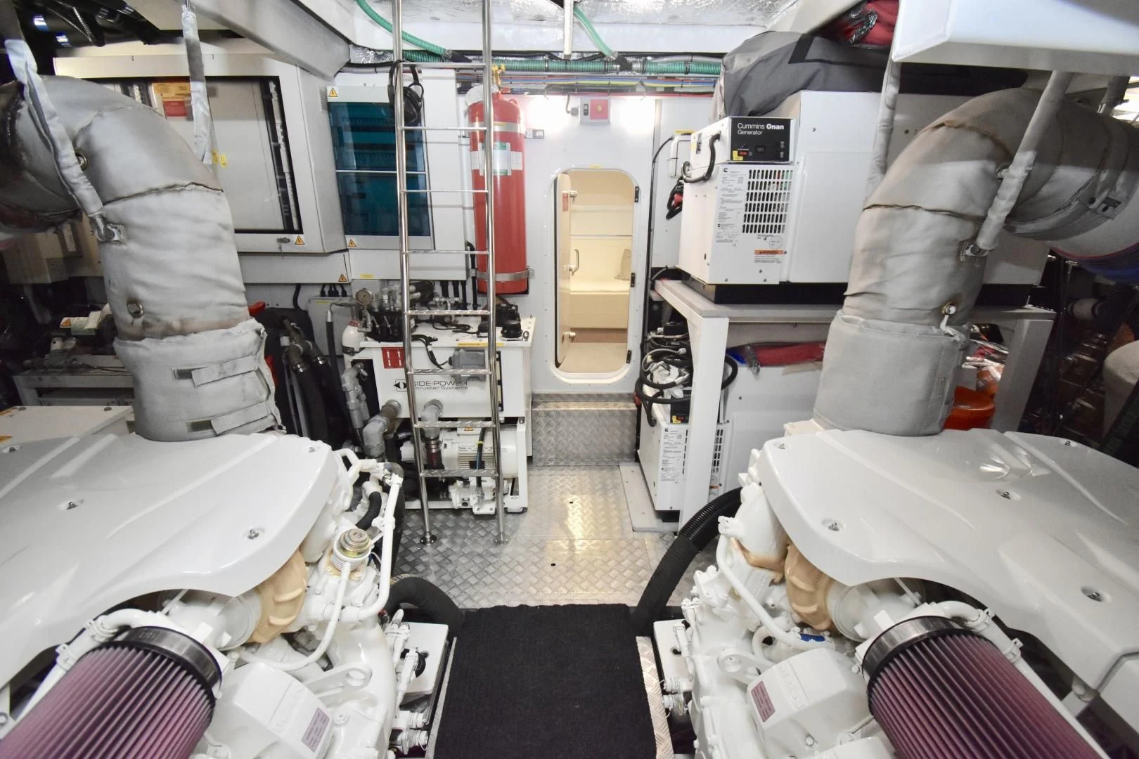 a room with machinery aboard DO IT ANYWAY Yacht for Sale