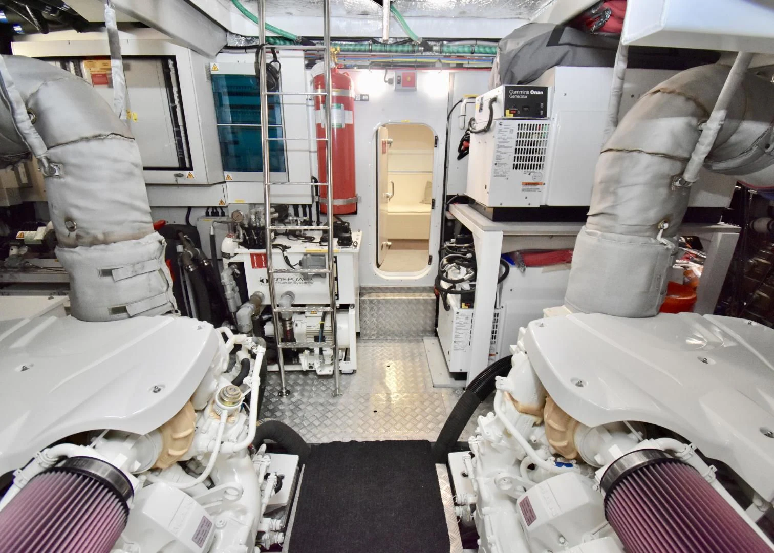 a room with machinery aboard DO IT ANYWAY Yacht for Sale
