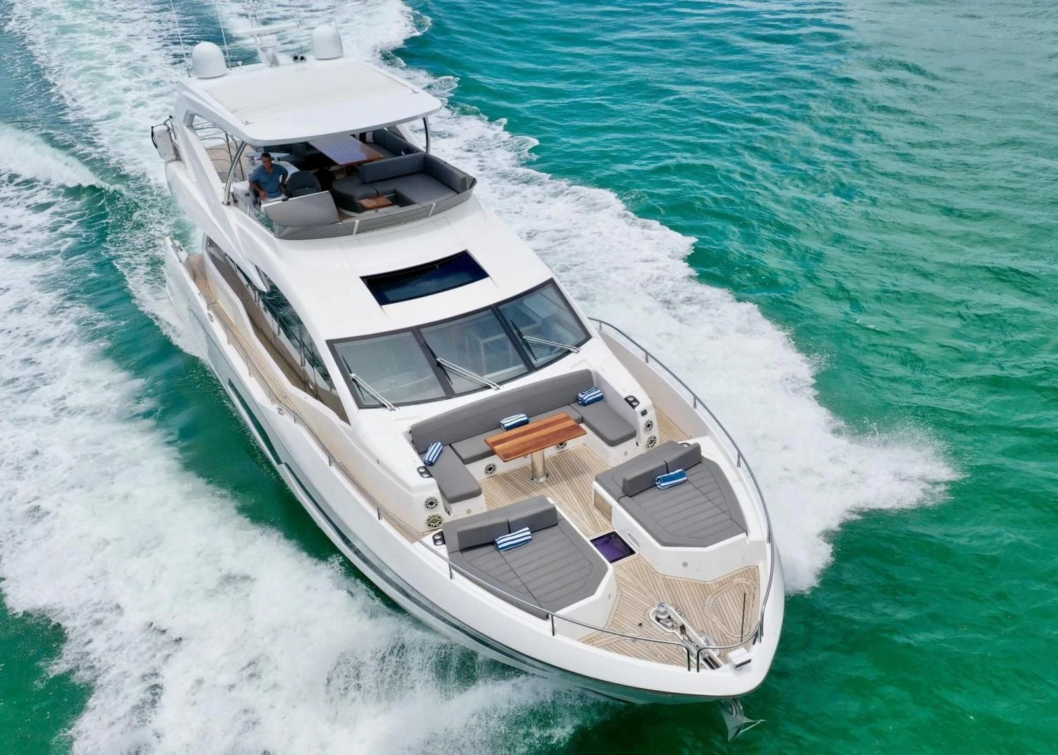 a boat on the water aboard DO IT ANYWAY Yacht for Sale