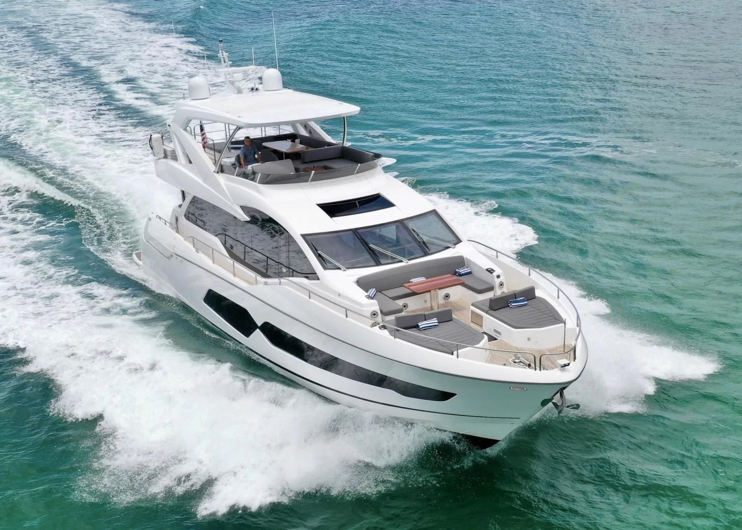 a boat on the water aboard DO IT ANYWAY Yacht for Sale