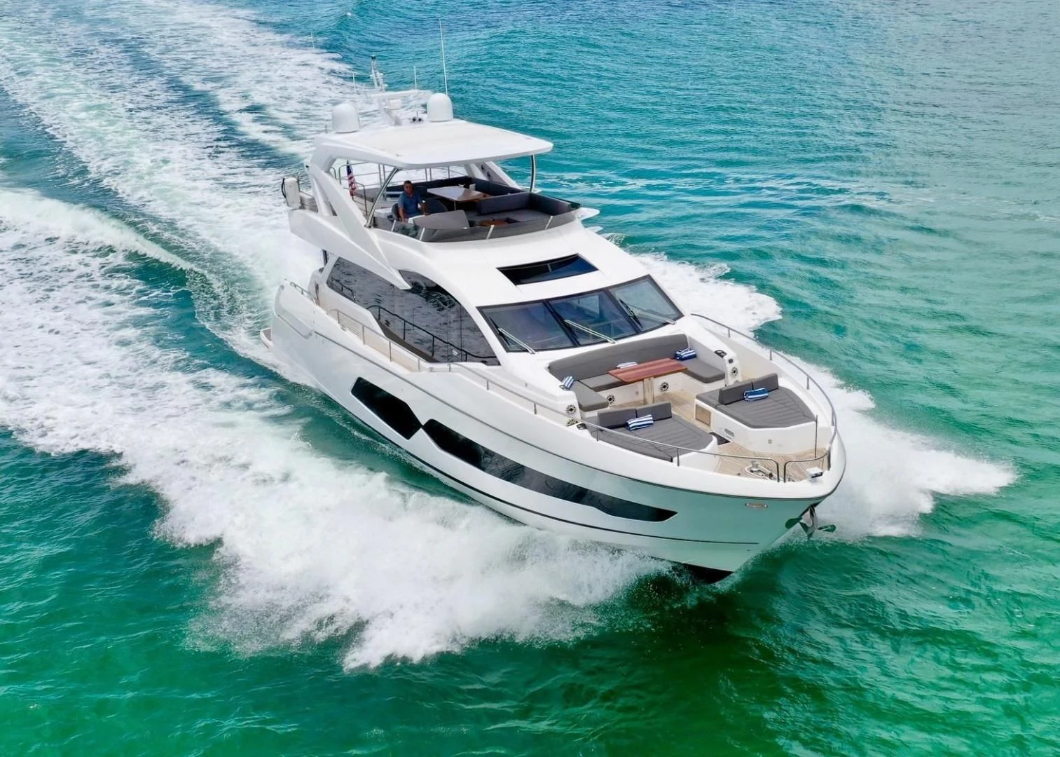 a boat on the water aboard DO IT ANYWAY Yacht for Sale