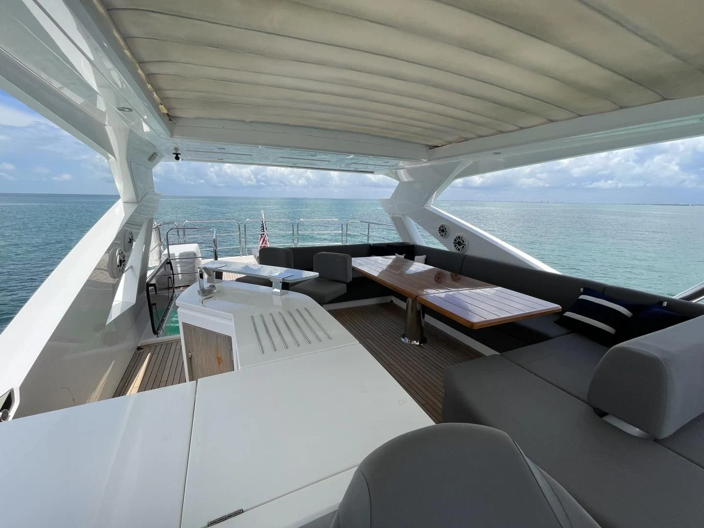 inside of a boat aboard DO IT ANYWAY Yacht for Sale