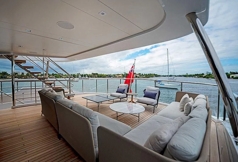 a boat on the water aboard QUEEN D Yacht for Sale