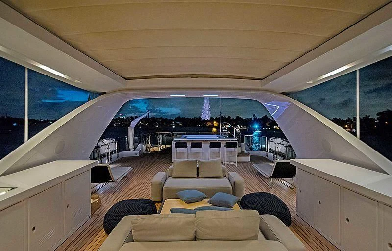 inside of a boat aboard QUEEN D Yacht for Sale