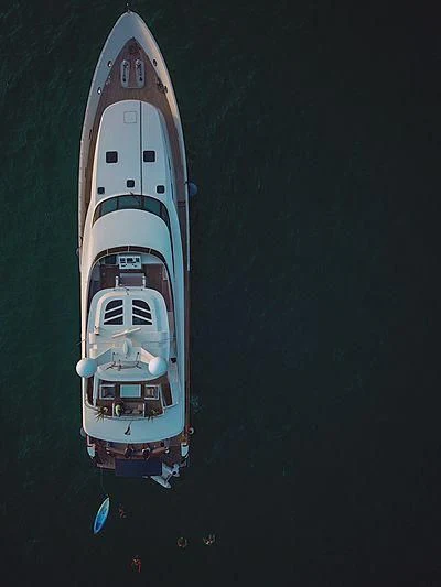 a boat on the water aboard GHANIM Yacht for Sale