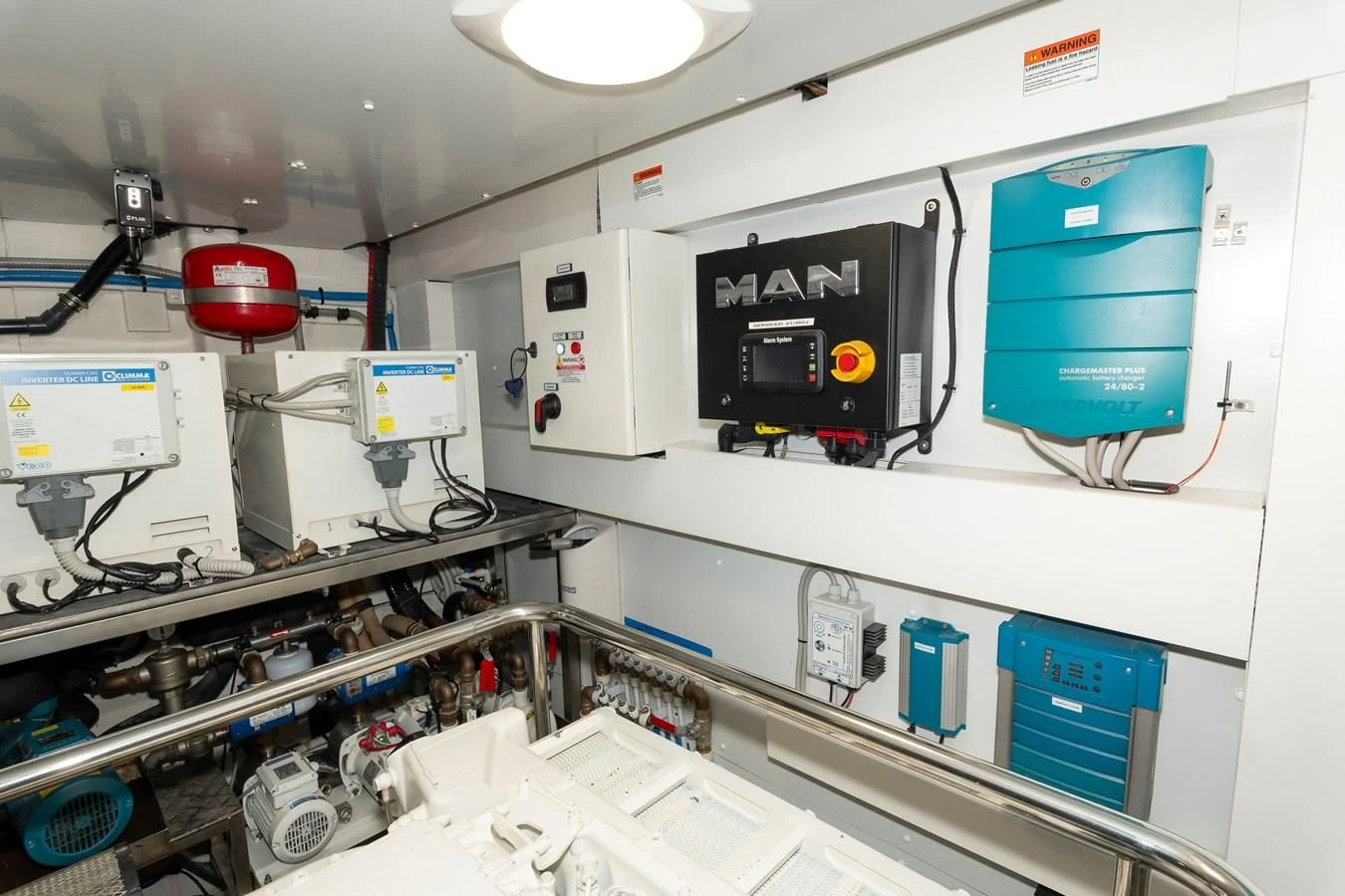 a room with several machines aboard AZIMUT GRANDE 26/25 Yacht for Sale