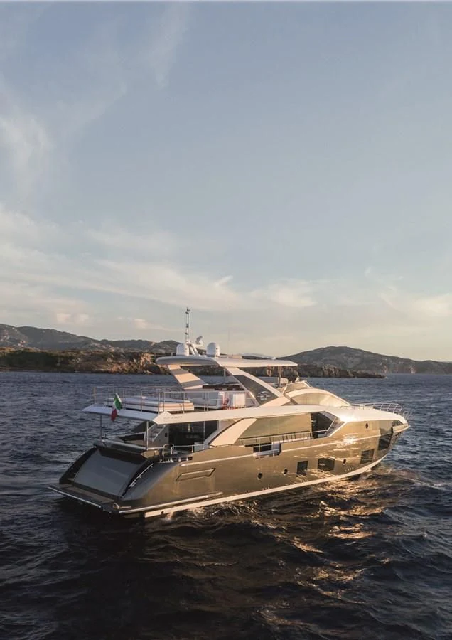 a boat in the water aboard AZIMUT GRANDE 26/25 Yacht for Sale