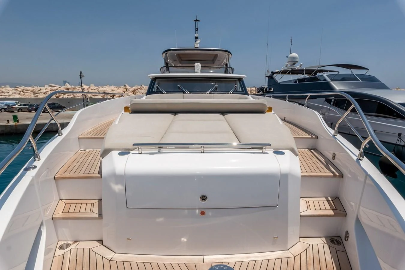 a boat on the water aboard AZIMUT GRANDE 26/25 Yacht for Sale