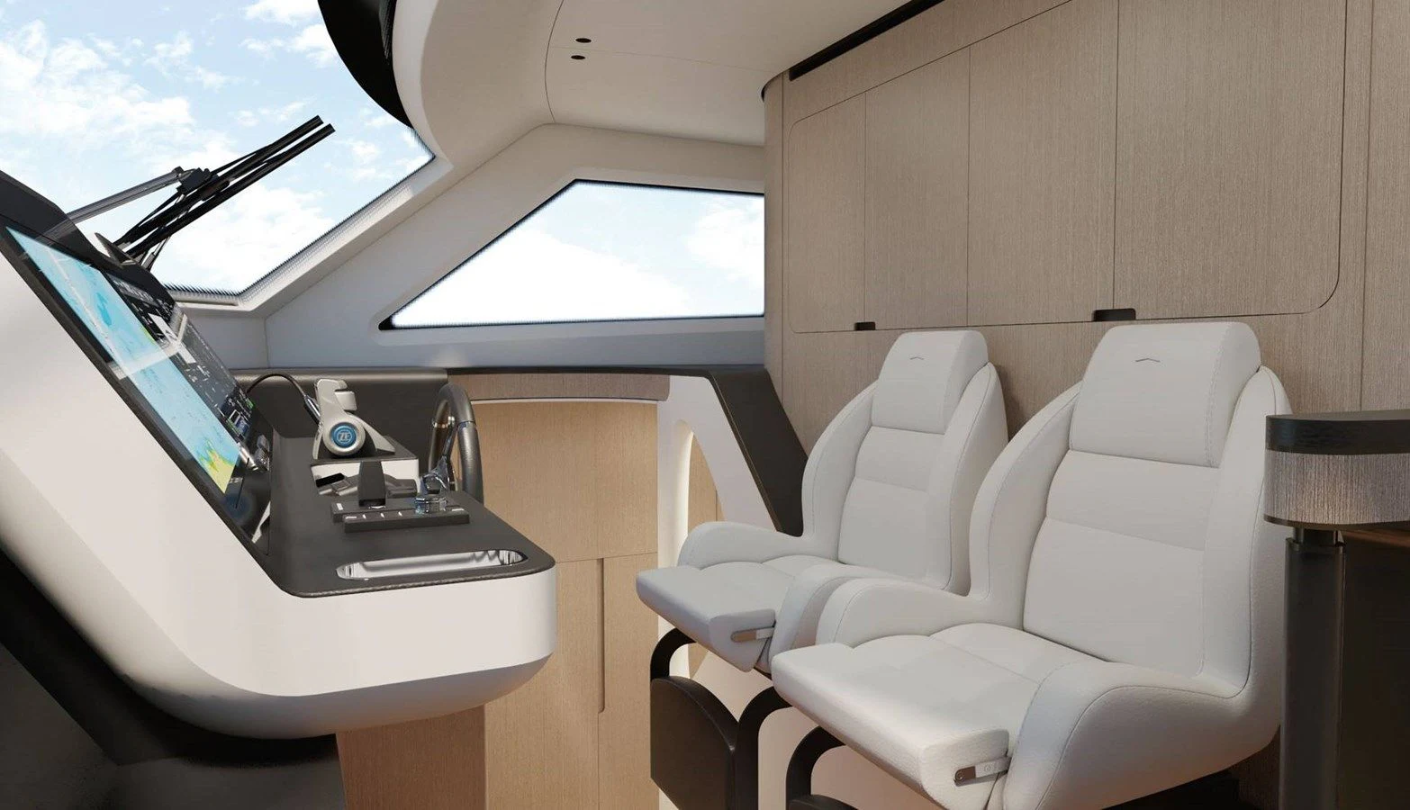 a room with a machine and a chair aboard AZIMUT GRANDE 26/25 Yacht for Sale