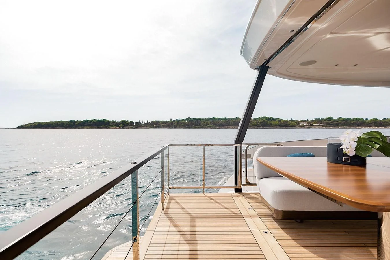 a boat on the water aboard AZIMUT GRANDE 26/25 Yacht for Sale