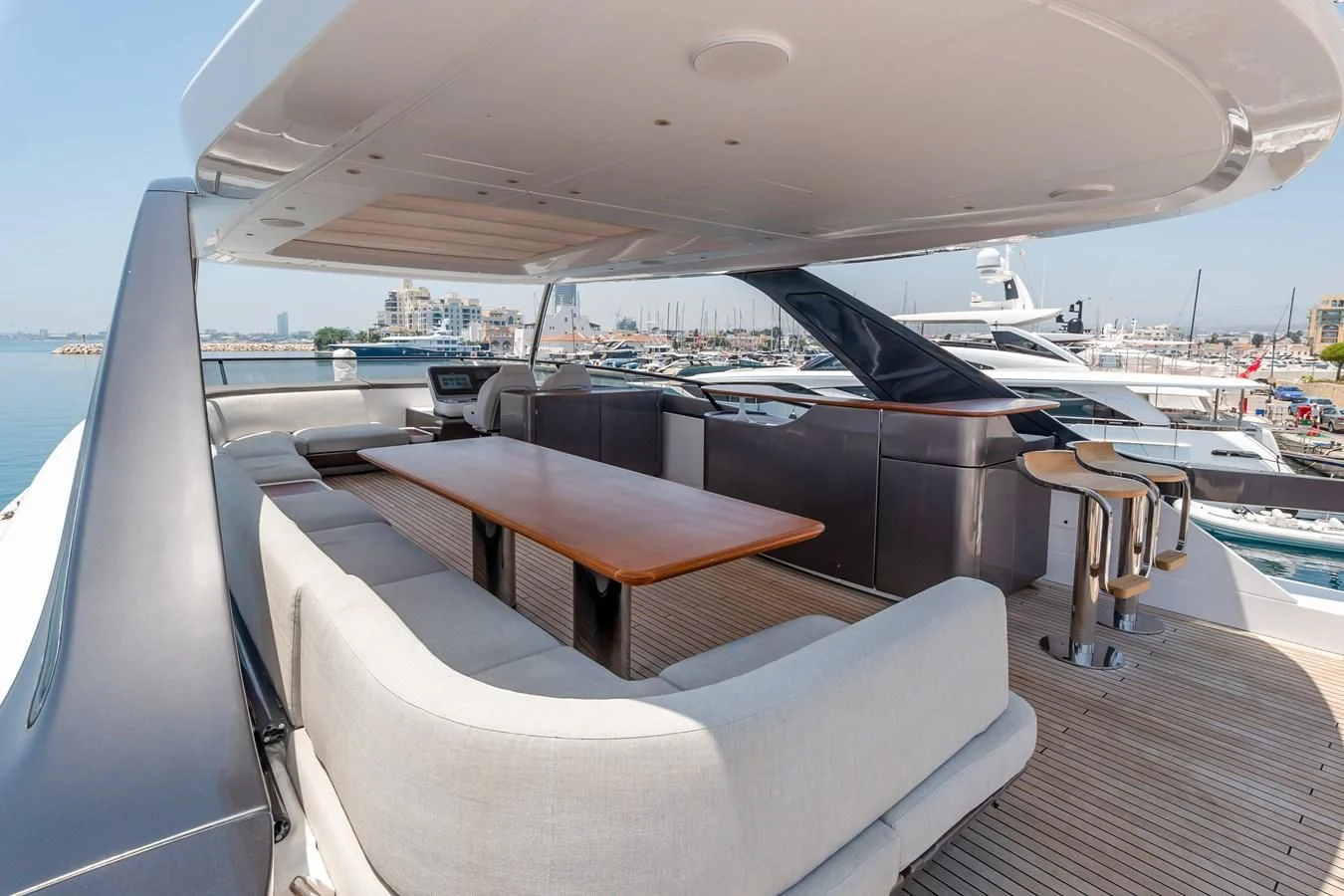 a boat on the water aboard AZIMUT GRANDE 26/25 Yacht for Sale