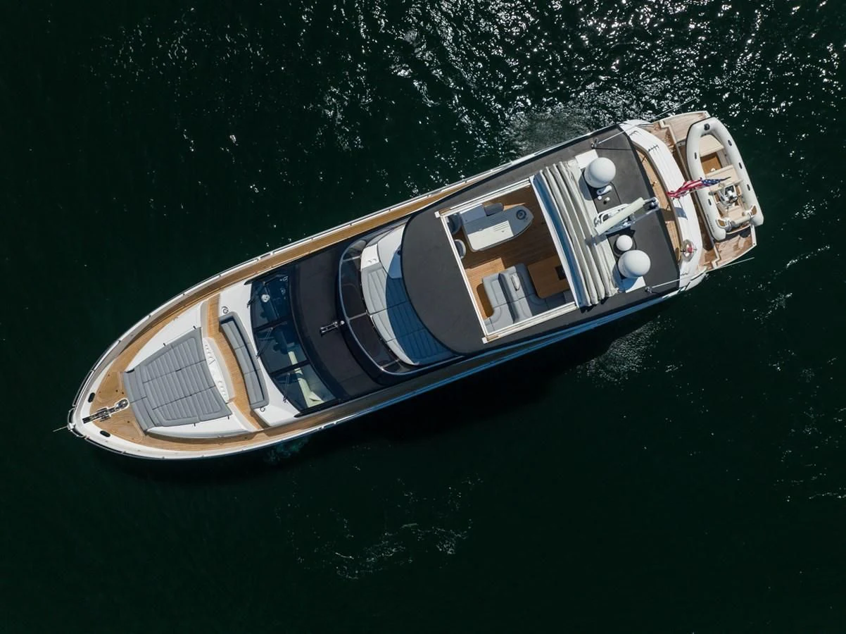 a satellite in space aboard SUNSEEKER 75 YACHT Yacht for Sale