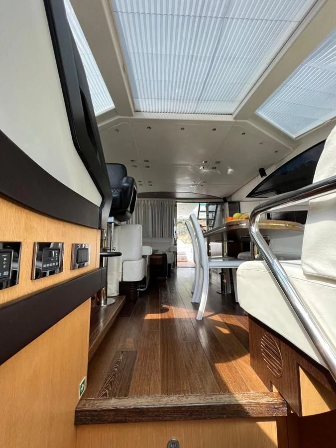 inside of a vehicle aboard SUNSEEKER 75 YACHT Yacht for Sale