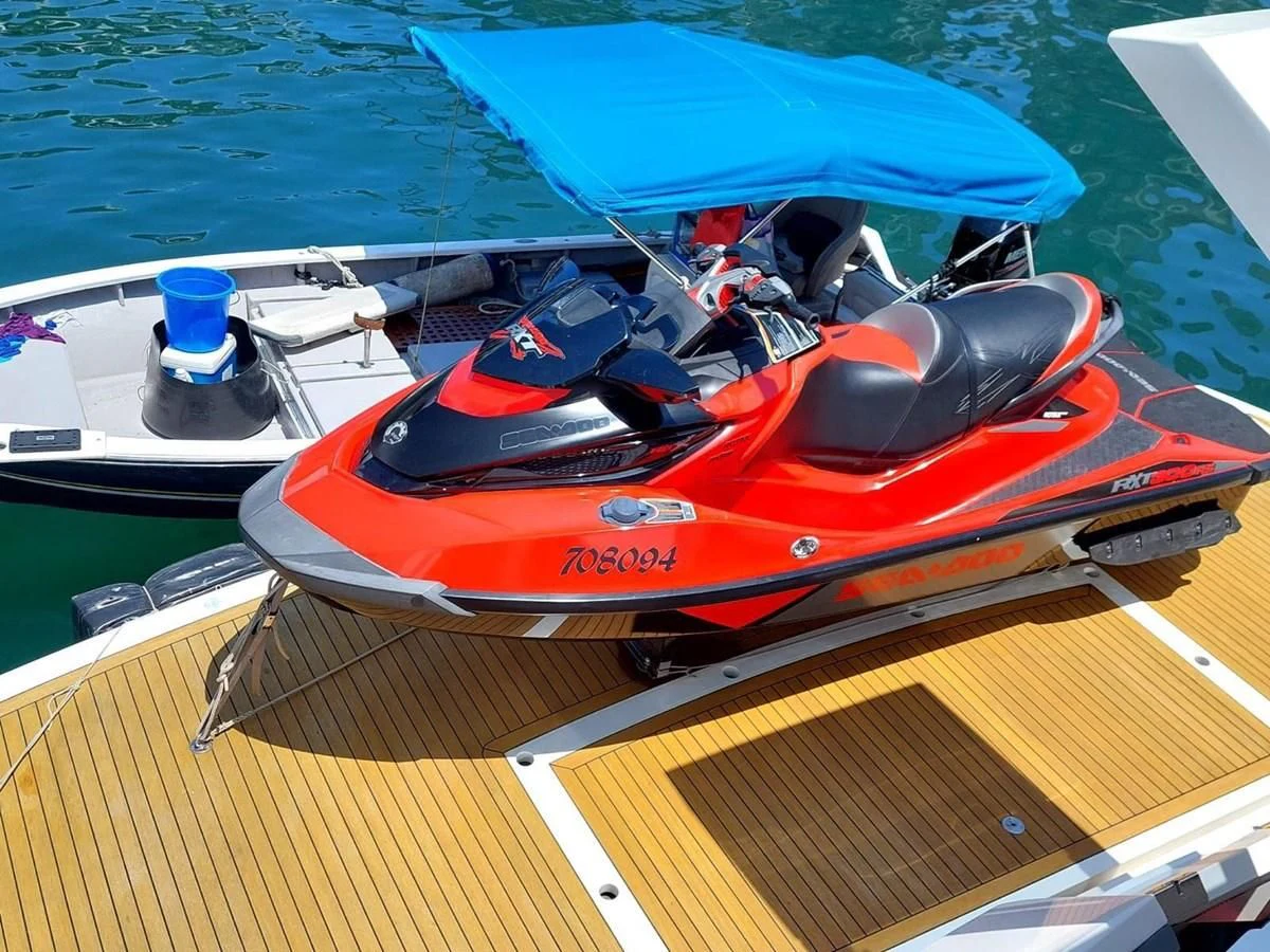 a boat on the water aboard SUNSEEKER 75 YACHT Yacht for Sale