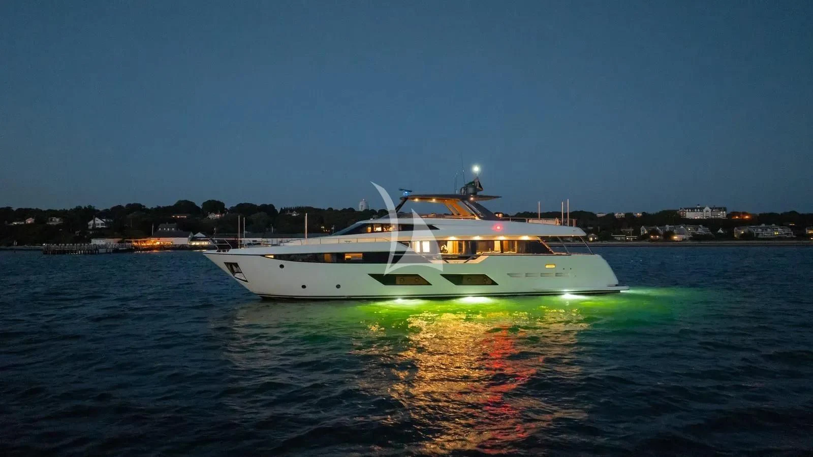 a boat on the water aboard DATE NIGHT Yacht for Sale