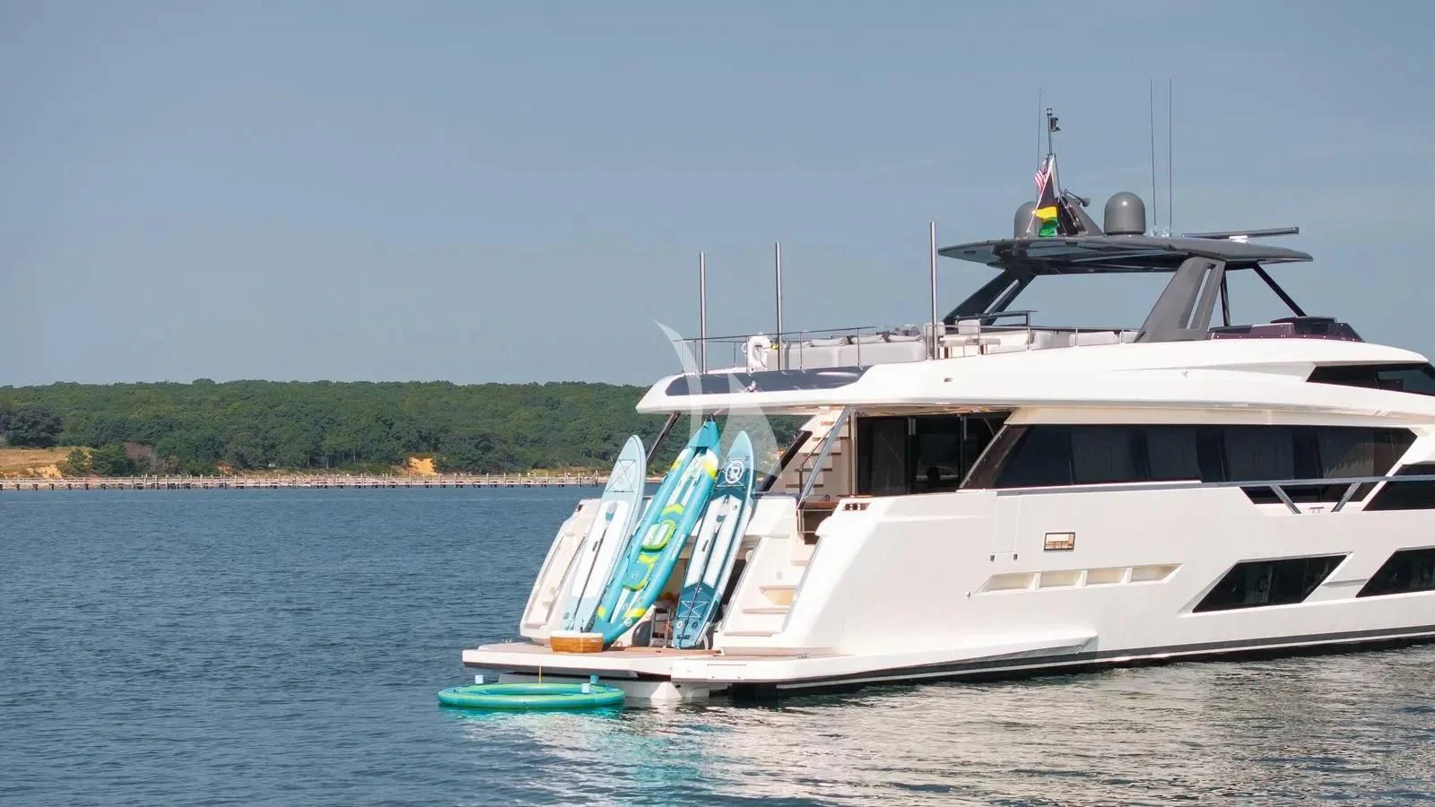 a boat on the water aboard DATE NIGHT Yacht for Sale