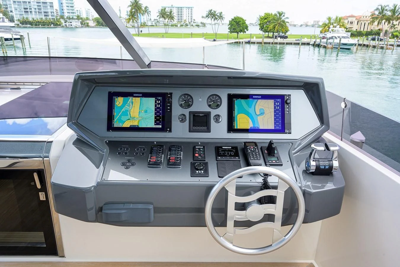 a video game console aboard DATE NIGHT Yacht for Sale