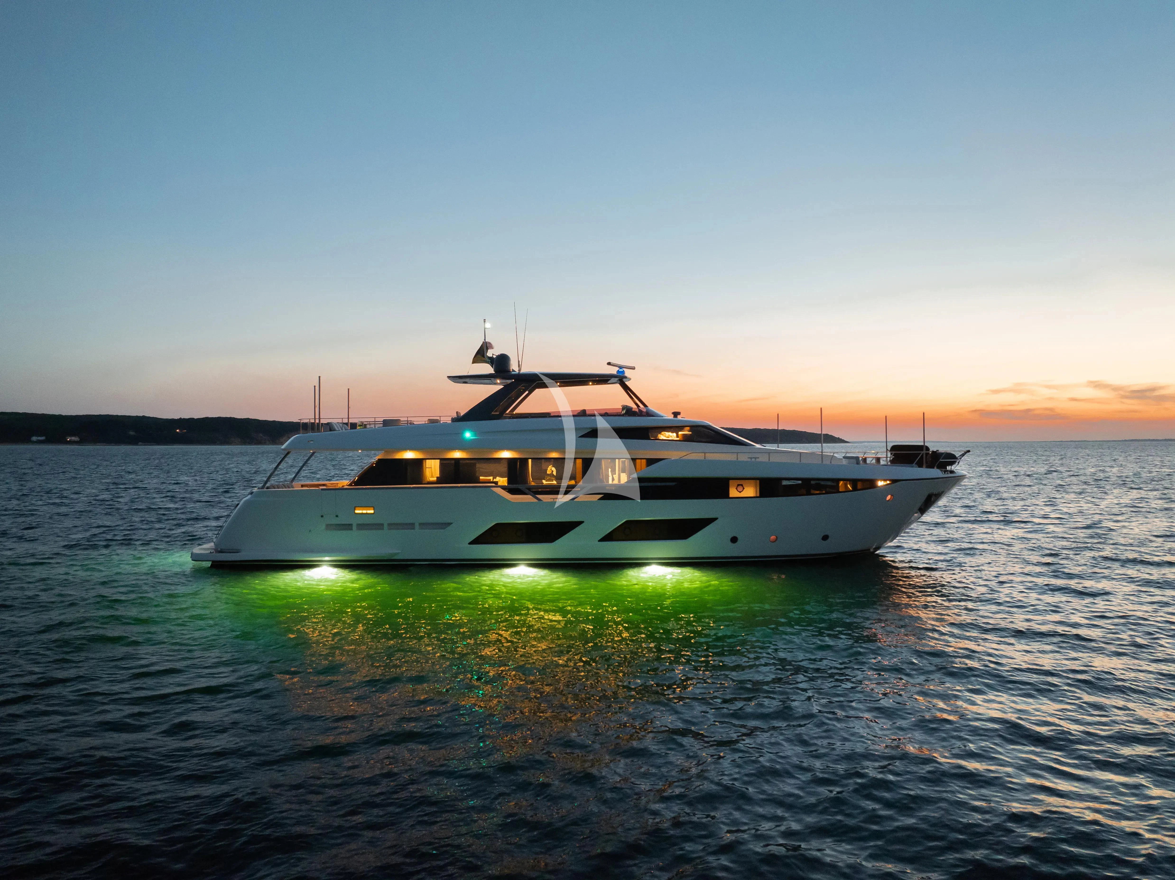 a boat on the water aboard DATE NIGHT Yacht for Sale