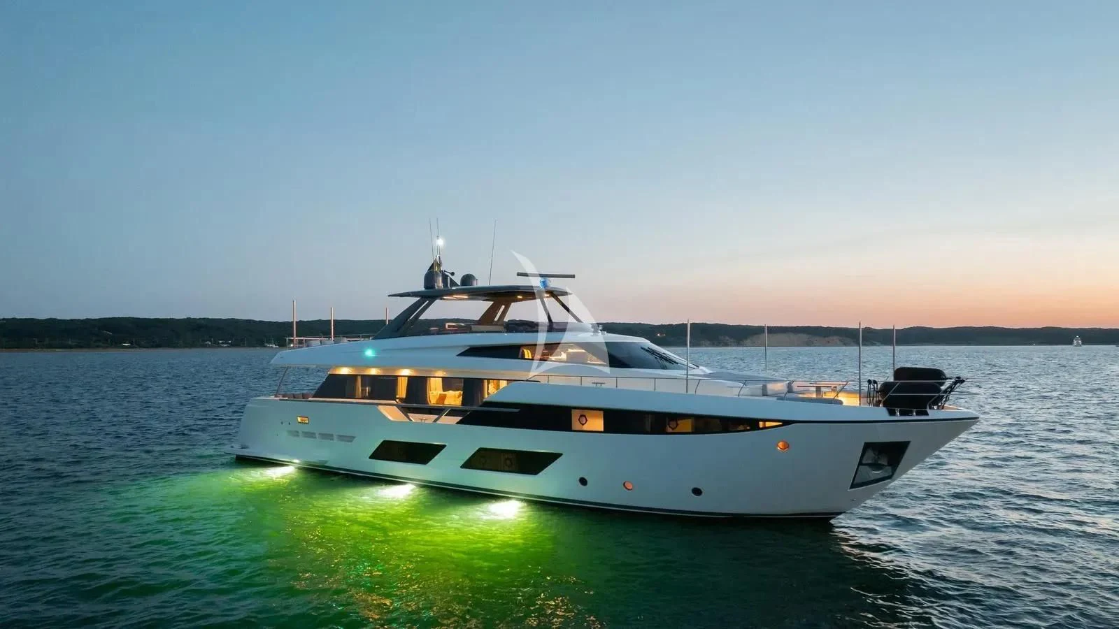 a boat on the water aboard DATE NIGHT Yacht for Sale