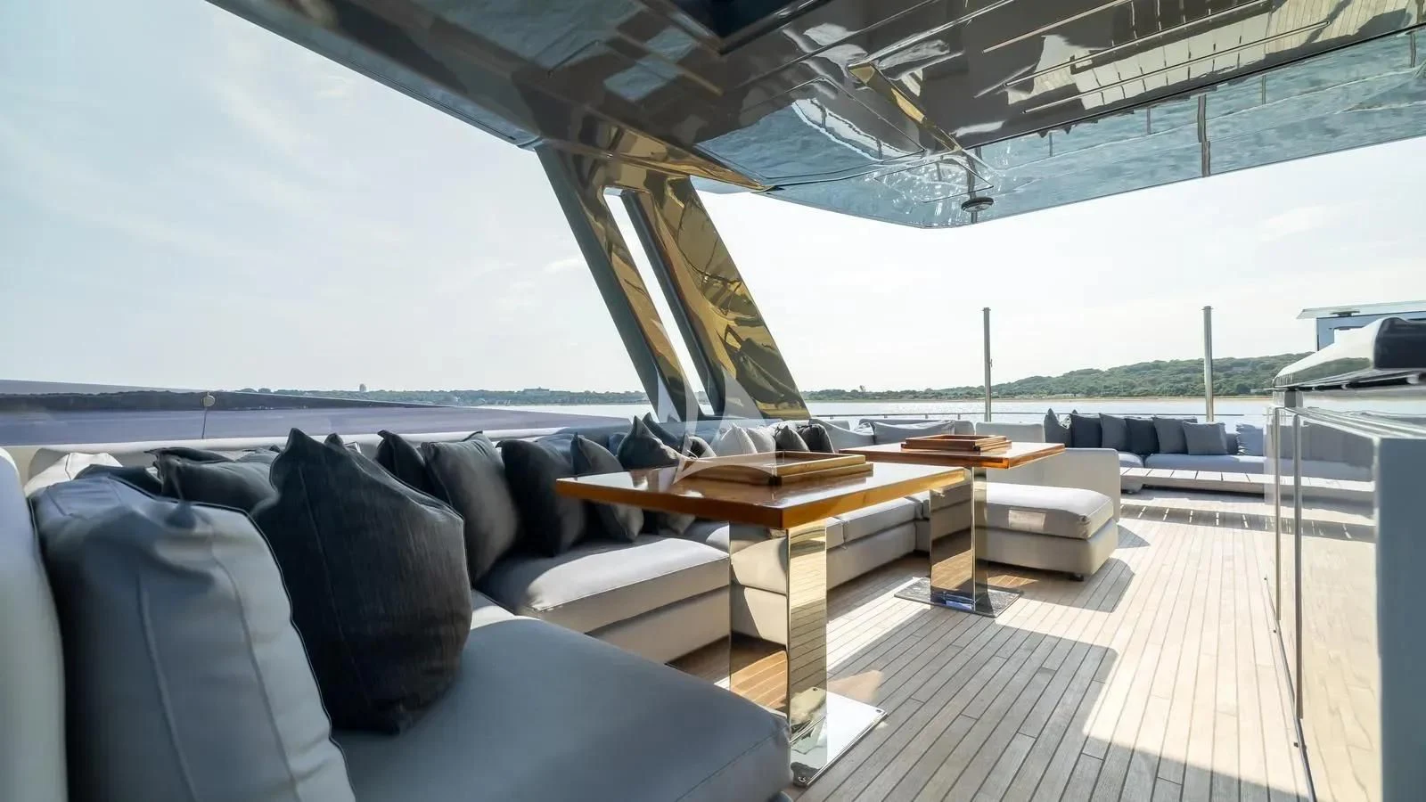 a boat on the water aboard DATE NIGHT Yacht for Sale