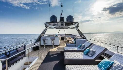 a boat on a body of water aboard DATE NIGHT Yacht for Sale