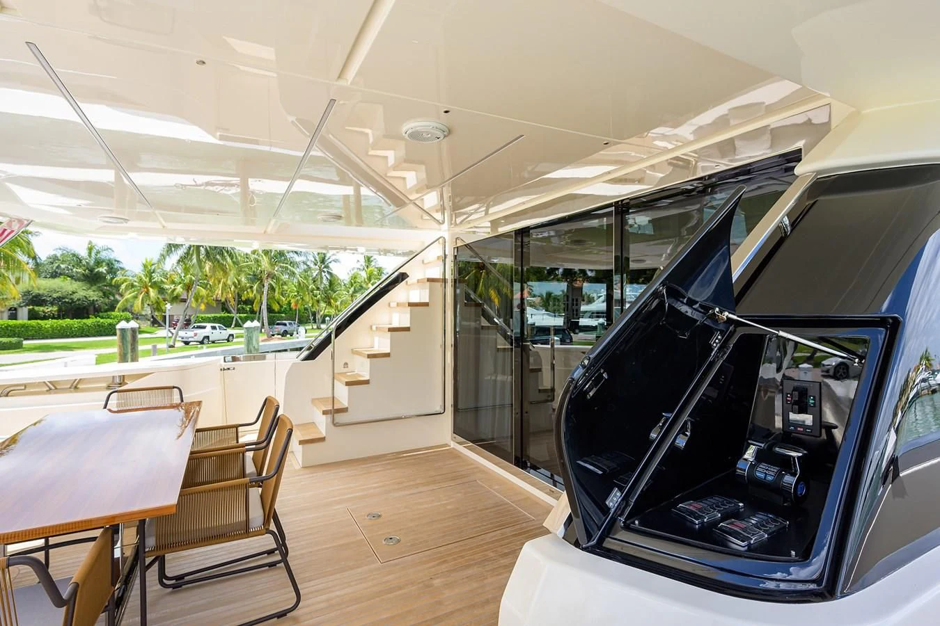 inside view of a room aboard DATE NIGHT Yacht for Sale