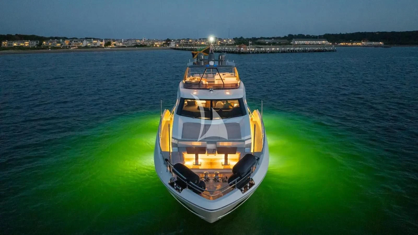 a boat in the water aboard DATE NIGHT Yacht for Sale