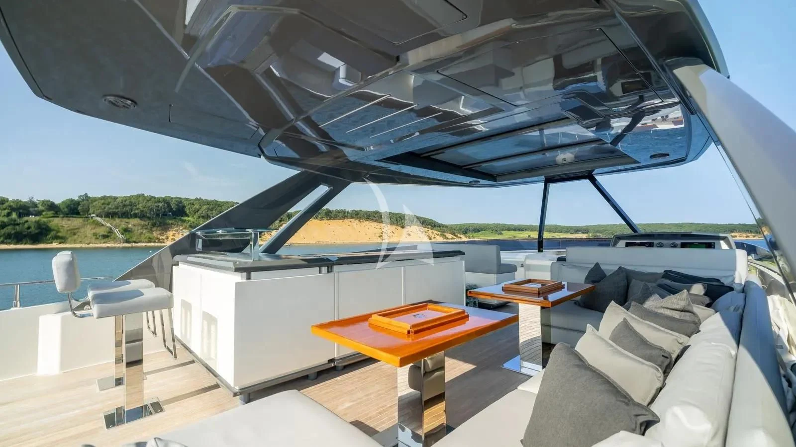 a boat on the water aboard DATE NIGHT Yacht for Sale