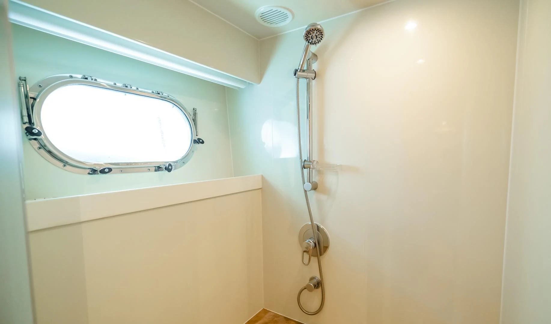a door with a handle aboard VITESSE Yacht for Sale