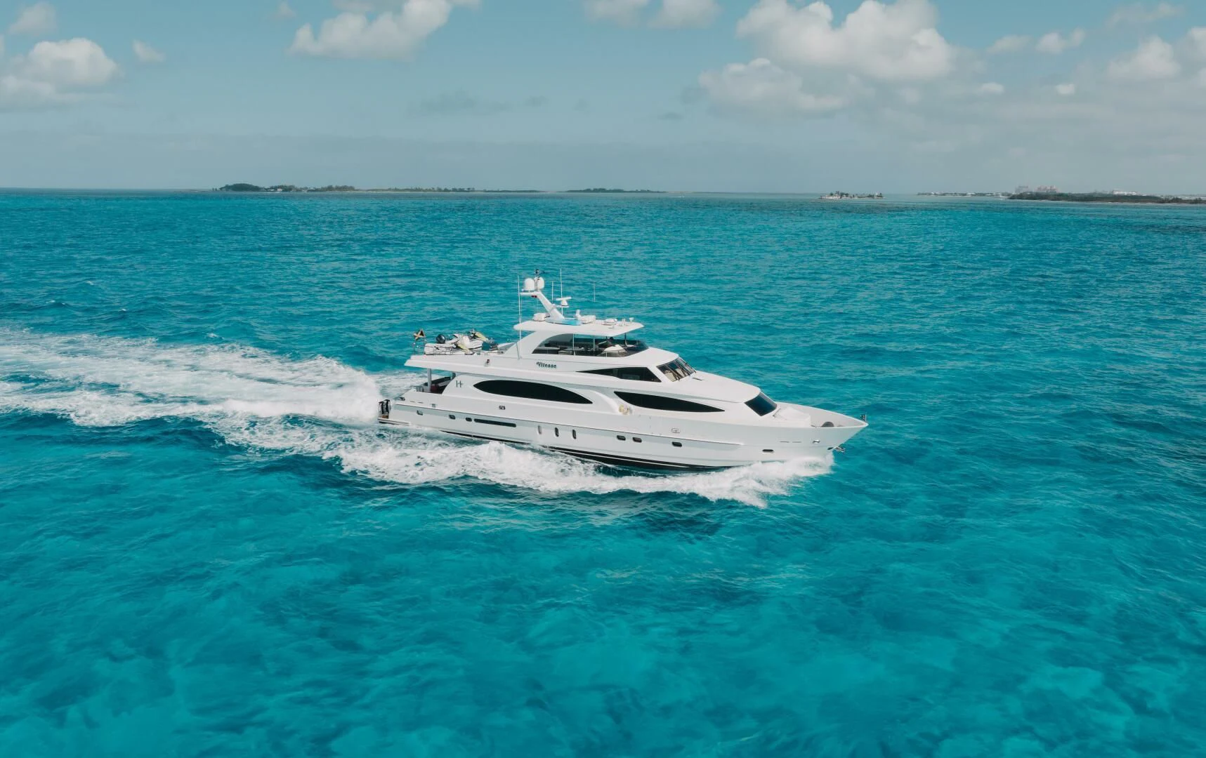 a boat on the water aboard VITESSE Yacht for Sale