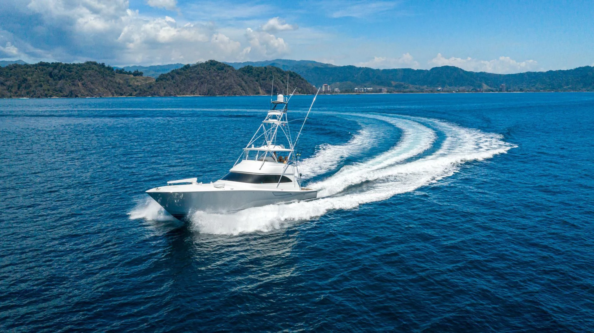 a boat on the water aboard GALATI  TRADE Yacht for Sale