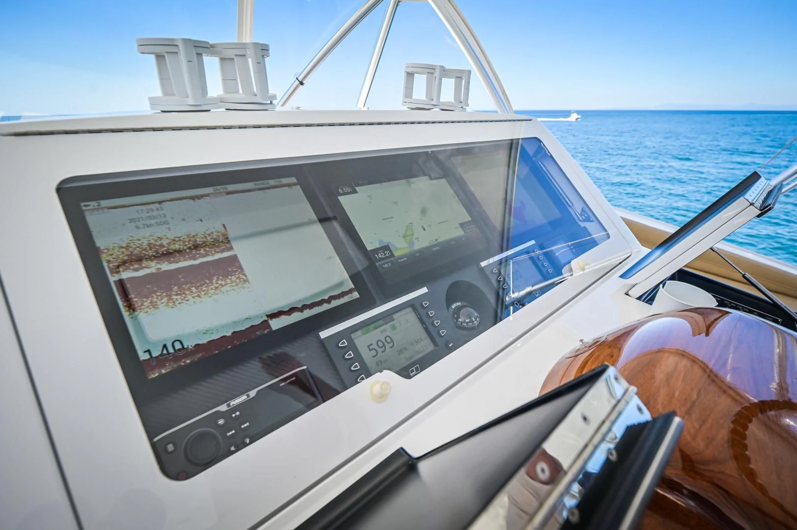 a view of a boat on the water aboard GALATI  TRADE Yacht for Sale