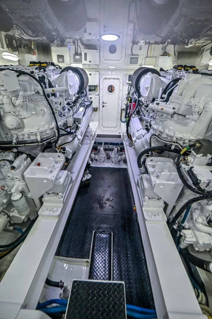 a room with several machines aboard GALATI  TRADE Yacht for Sale
