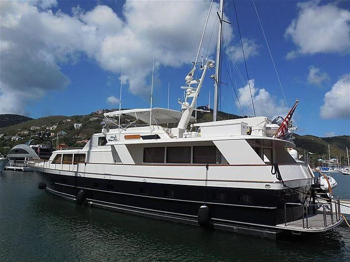 a boat in the water aboard SALLY JO II Yacht for Sale