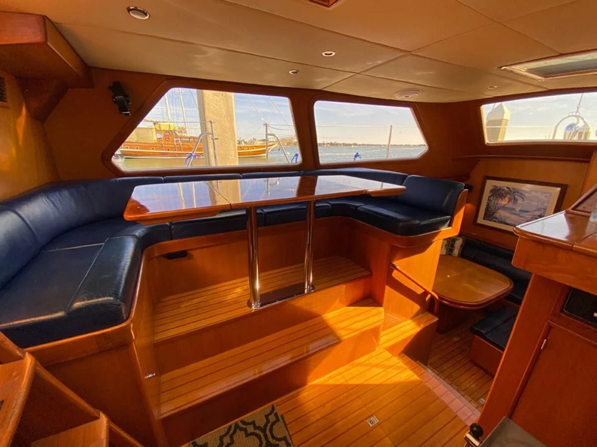 inside of a bus aboard EL CACIQUE Yacht for Sale