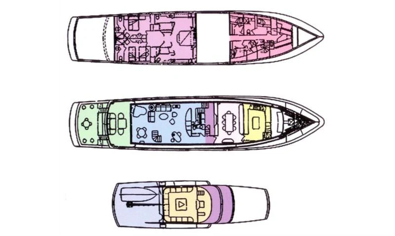 diagram aboard NEWS Yacht for Sale