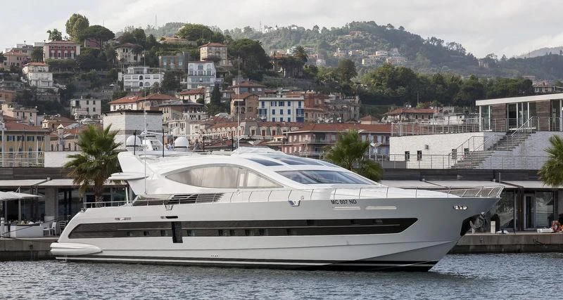 a white yacht in the water aboard SEA LOOK Yacht for Sale