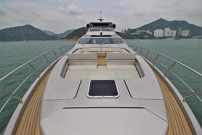a boat on the water aboard G Yacht for Sale