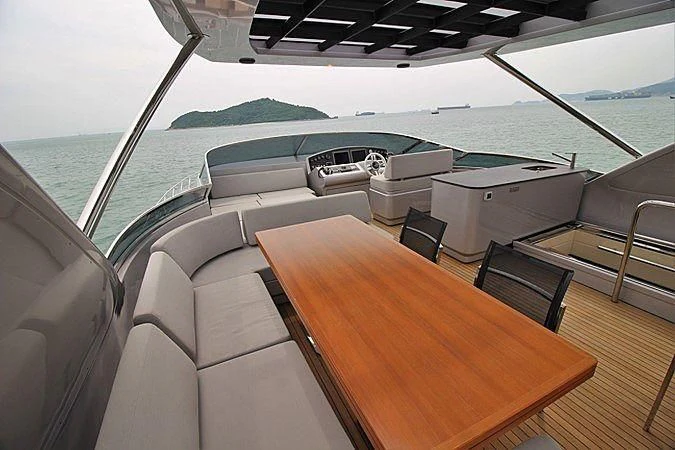 a boat on the water aboard G Yacht for Sale