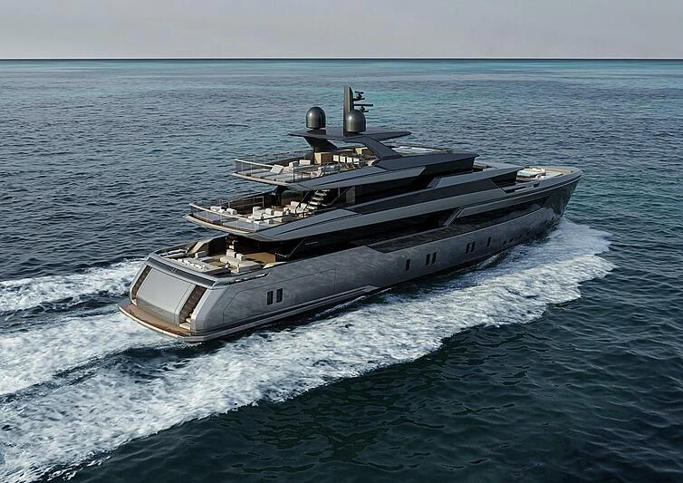 a ship in the water aboard CLOUD 9 Yacht for Sale