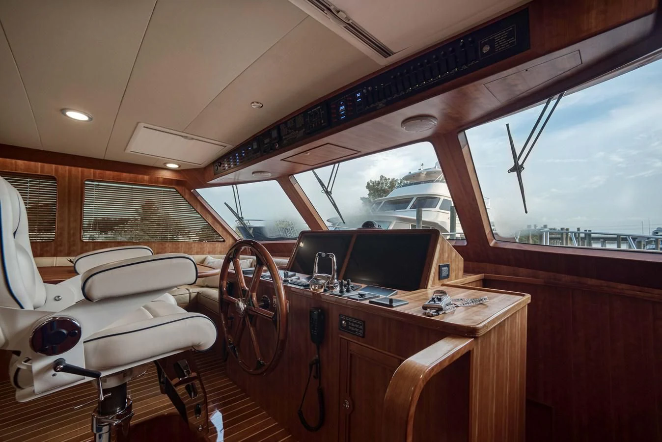 inside of a vehicle aboard MAGIC Yacht for Sale