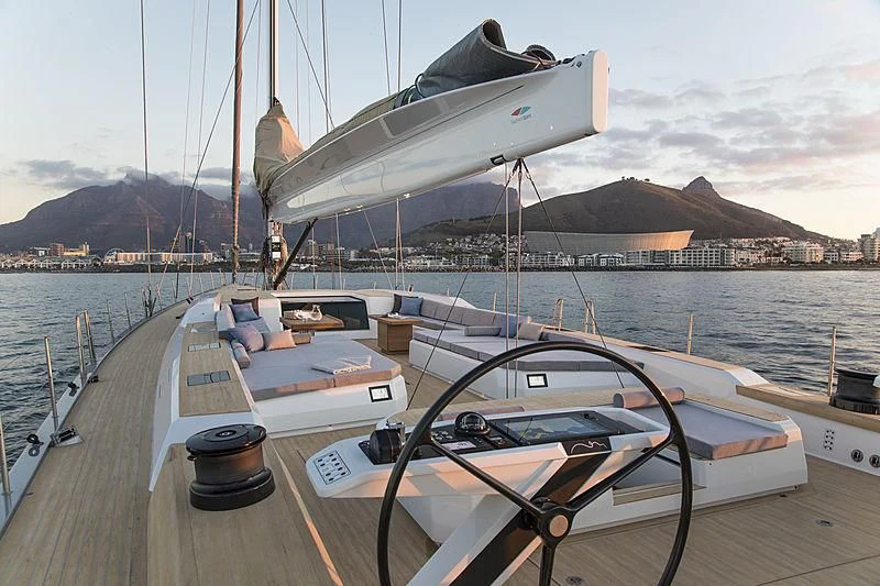 a boat on the water aboard KIBOKO TRES Yacht for Sale