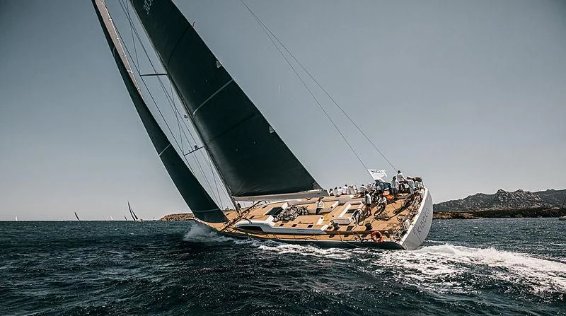 a boat sailing on the sea aboard KIBOKO TRES Yacht for Sale